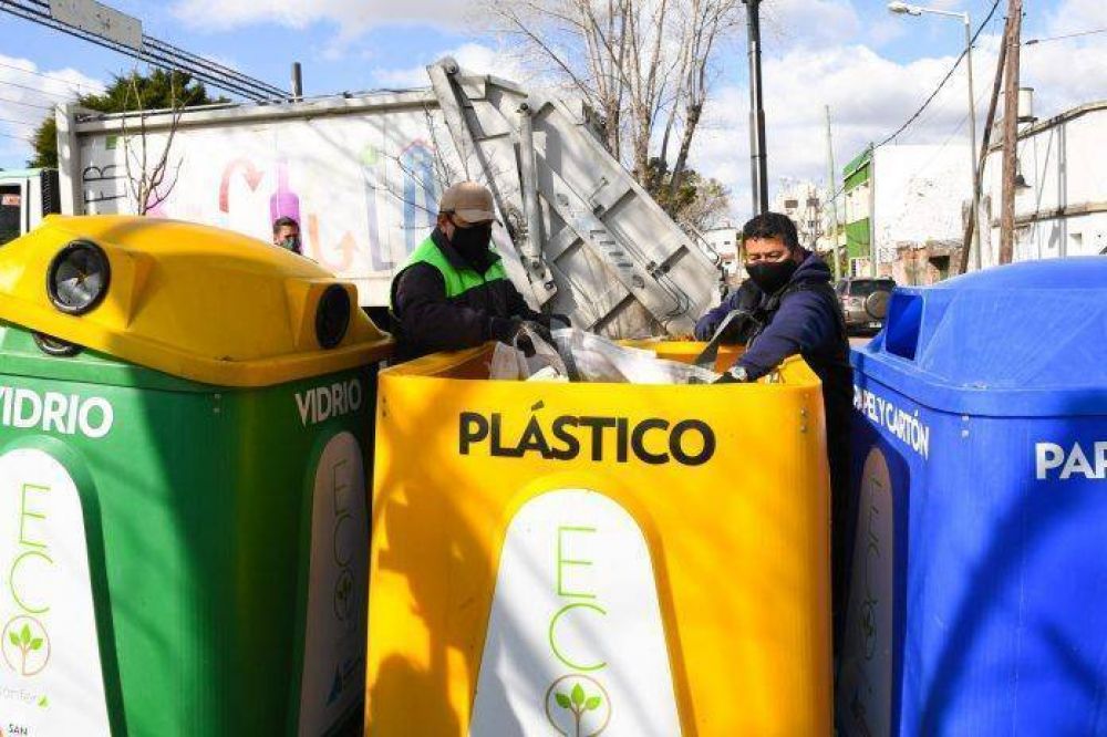 San Fernando: continan las tareas de reciclaje en todo el distrito durante la cuarentena