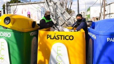 San Fernando contin�a con las tareas de reciclaje durante la cuarentena