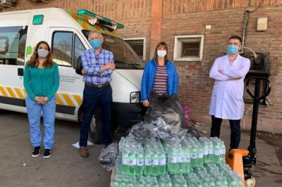 Comercios y empresas de Tres de Febrero env�an donaciones para los vecinos
