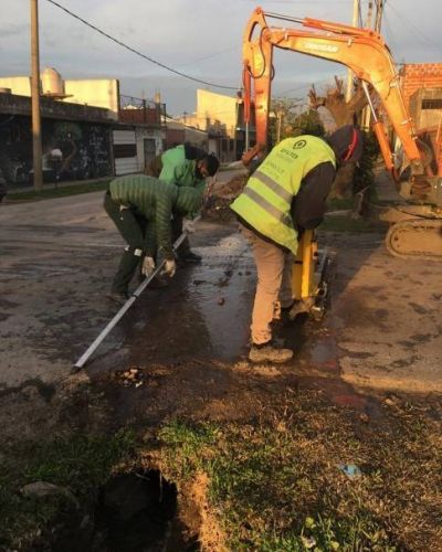Se realizaron tareas de saneamiento hdrico e de higiene urbana