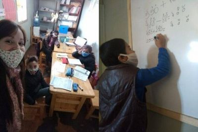 El IPRODHA asiste con clases de apoyo en las 508 Viviendas Sustentables de Itaemb� Guaz�