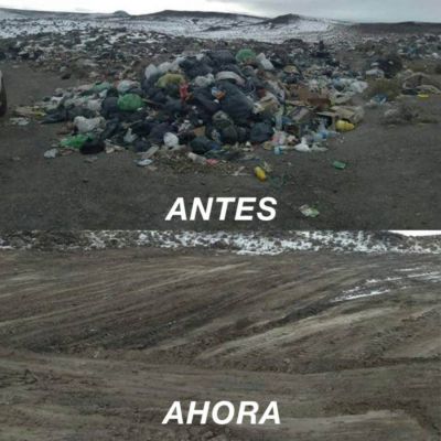 Reordenan el basural de Gan Gan