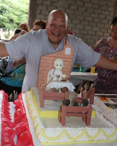 La comunidad de San Justo le desea fuerzas al Padre Bachi