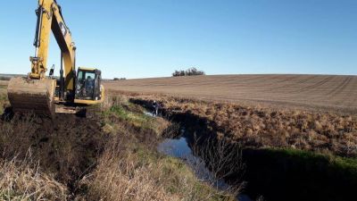 Obras para evitar inundaciones en Sierra de los Padres y El Para�so