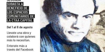 La CTA-A Capital subastar� obras a beneficio de espacios comunitarios