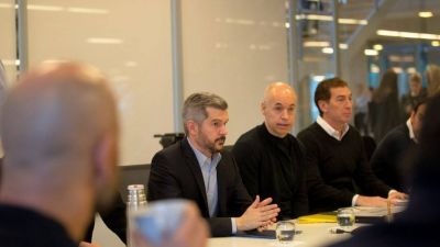 Marcos Pe�a empez� a armar para Larreta en el interior