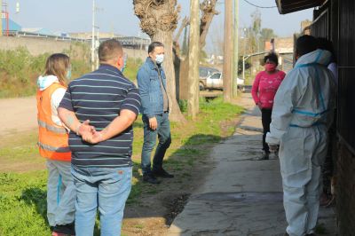 Fernando Gray en operativo del Plan Detectar
