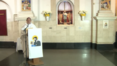 San Cayetano abri� sus puertas virtuales para una jornada de ruegos por pan y trabajo