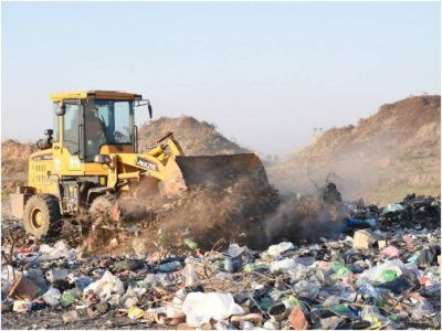 Ejecutaron un megaoperativo integral de erradicaci�n de basurales en la zona sur