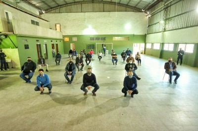 Fernando Gray y Mat�as Lammens presentaron el programa �Clubes en Obra�