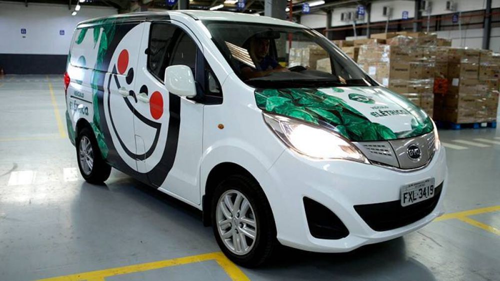 En Brasil PepsiCo inicia pruebas con furgoneta 100% elctrica no contaminante