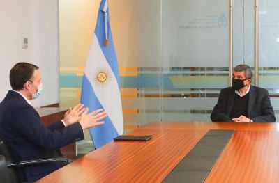 Fernando Gray se reuni� con Roberto Salvarezza