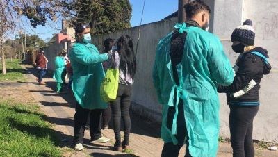 Voluntarios de la UNLP testearon esta semana a 5.442 personas de la Regi�n Capital