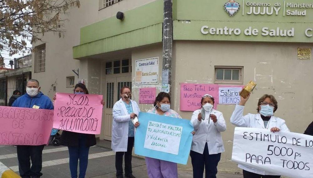 En el pico de la pandemia, denuncian descuentos salariales a trabajadores de la salud pblica jujea