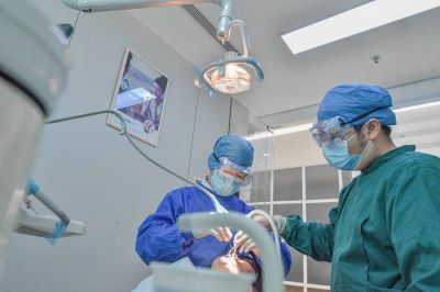 Odontólogos establecieron un Módulo Covid que es absorbido por pacientes