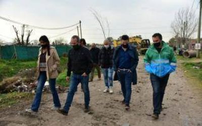 Merlo: Sabbatella y Men�ndez supervisaron obras