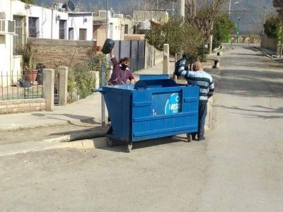 Disponen de contenedores especiales para recolecci�n de residuos en la zona aislada de la Rinconada