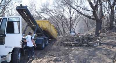 Retiraron otros 200 mil kilos de residuos de La Cañada