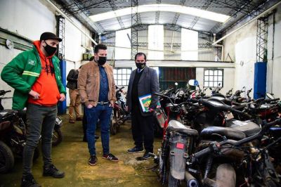 M�s de 200 motos incautadas en operativos en Merlo