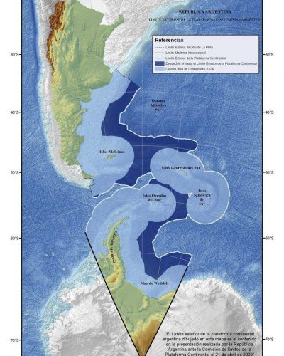 Malvinas: el Gobierno habilitar licitaciones petroleras en la zona de ampliacin de la plataforma submarina para fortalecer su reclamo de soberana