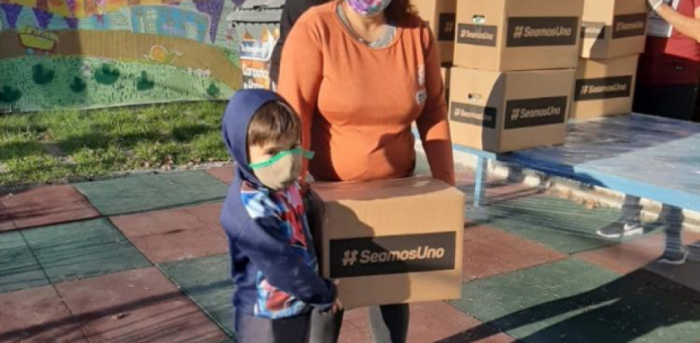 #SeamosUno: La iniciativa interreligiosa alcanzó su objetivo de un millón de cajas