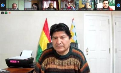 La CTA Aut�noma realiz� su congreso, pidi� un ingreso universal y reuni� a Evo y Moroni