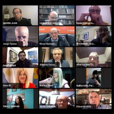 El peronismo territorial bonaerense se organiza para blindar a Fern�ndez