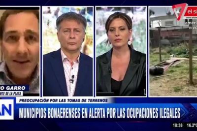 Garro pide a Naci�n y Provincia definiciones sobre las usurpaciones a la propiedad privada