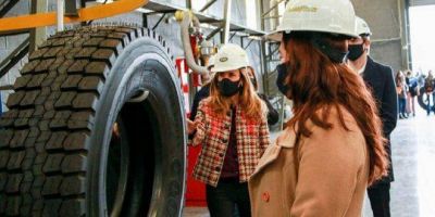 Con una inversi�n de $ 100 millones, reabri� planta de reconstrucci�n de Neum�ticos para Goodyear cerrada durante el macrismo