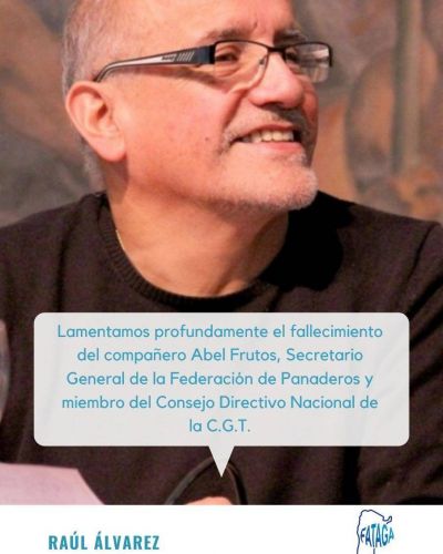 FATAGA lamenta el fallecimiento de Abel Frutos