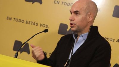 Larreta, un �candidato? moldeado por los conflictos que no eligi�