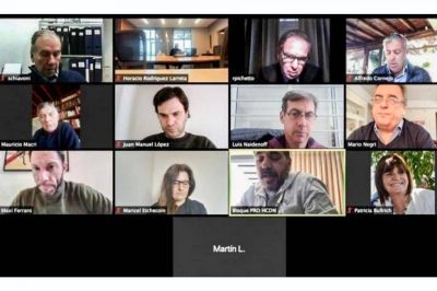 Primera reuni�n por Zoom entre Macri y Larreta con cara de pocos amigos