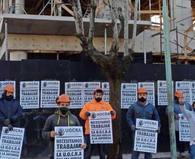 La UOCRA reclama por un interlocutor para dialogar y contin�a la huelga a la japonesa