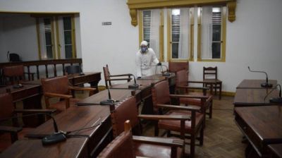 Chascom�s: fue desinfectado el Concejo Deliberante tras confirmarse el caso positivo de una edil