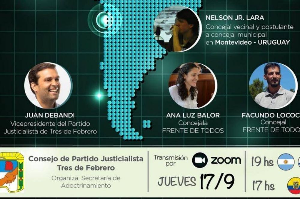 El PJ de Tres de Febrero organiza una charla sobre la integracin latinoamericana