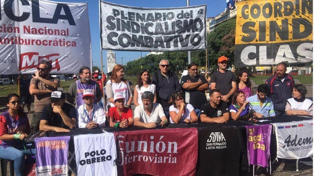 El sindicalismo clasista vuelve a la calle para rechazar el acuerdo entre la CGT y la UIA