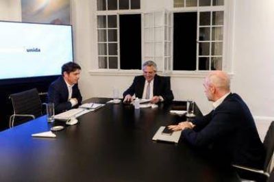 Mano a mano: a pesar de la tensi�n, Alberto Fern�ndez y Horacio Rodr�guez Larreta acordaron aperturas en CABA