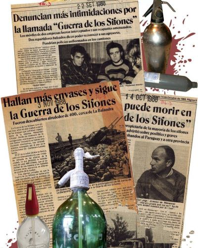 La Guerra de Sifones o de cuando hubo platenses que tomaron soda con laxante