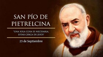 Hoy celebramos a San P�o de Pietrelcina, el sacerdote de los estigmas