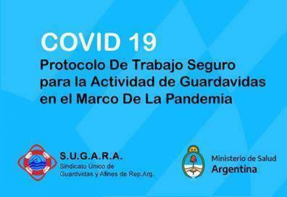 Protocolo del SUGARA con medidas preventivas contra COVID 19 para los guardavidas 