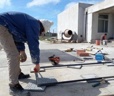 Avanzan las obras del Jard�n de Infantes N� 909 de Camet Norte