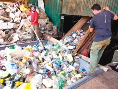 Mecanizan la planta de separaci�n de residuos