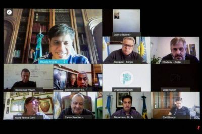 Intendentes vecinalistas, entre ellos Salliquel�, Chivilcoy y Torquinst, se reunieron con Kicillof y su equipo