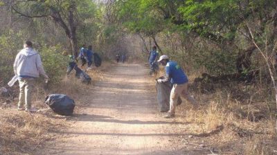 San Pedro: sacaron m�s de 50 bolsas de basura