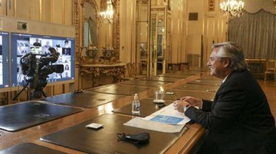 Con gobernadores, Alberto Fern�ndez define la nueva etapa de cuarentena
