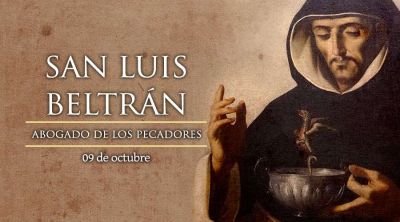 Hoy celebramos la fiesta de San Luis Beltr�n, patrono de Colombia