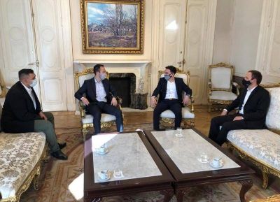 Agust�n Celi se reuni� en la Rosada con el director general de Audiencias Presidenciales