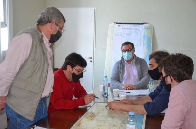 Reuni�n por obras urgentes en tres arterias importantes