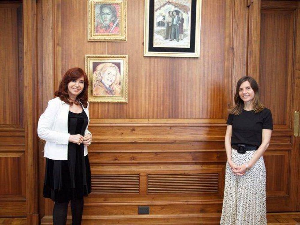 Fernanda Raverta mantuvo un encuentro con Cristina Kirchner