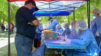 M�s de 200 test r�pidos dieron negativo en el barrio Quinto Cuartel